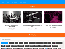 Tablet Screenshot of photobookshow.co.uk